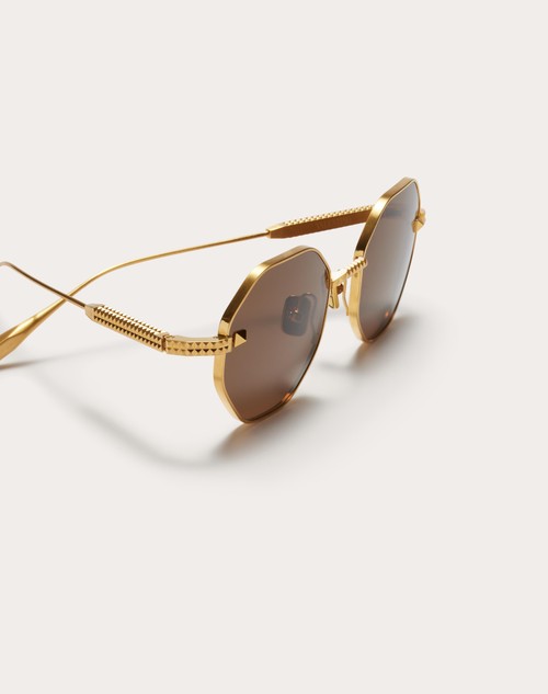 Red Valentino V-STUD OCCHIALE ESAGONALE IN TITANIO Online Outlet