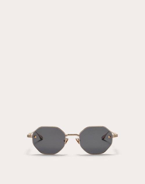 Red Valentino V-STUD OCCHIALE ESAGONALE IN TITANIO Offerta temporanea