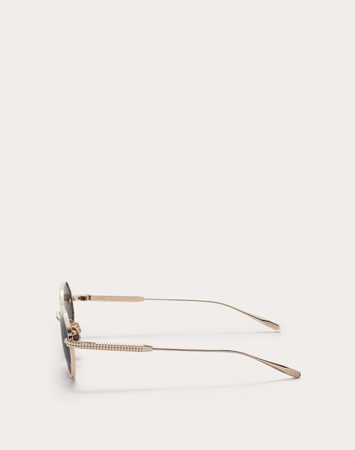 Red Valentino V-STUD OCCHIALE ESAGONALE IN TITANIO Offerta temporanea