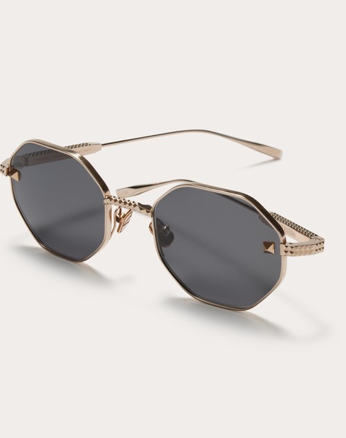 Red Valentino V-STUD OCCHIALE ESAGONALE IN TITANIO Offerta temporanea