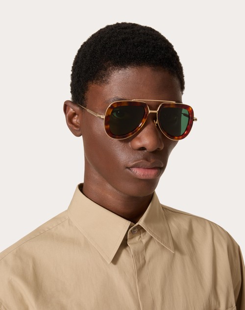 Red Valentino V-LSTORY OCCHIALE AVIATOR IN ACETATO Lightning offer