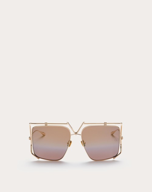 Red Valentino V - LIGHT OCCHIALE SQUADRATO OVERSIZE IN TITANIO Nuovi prodotti