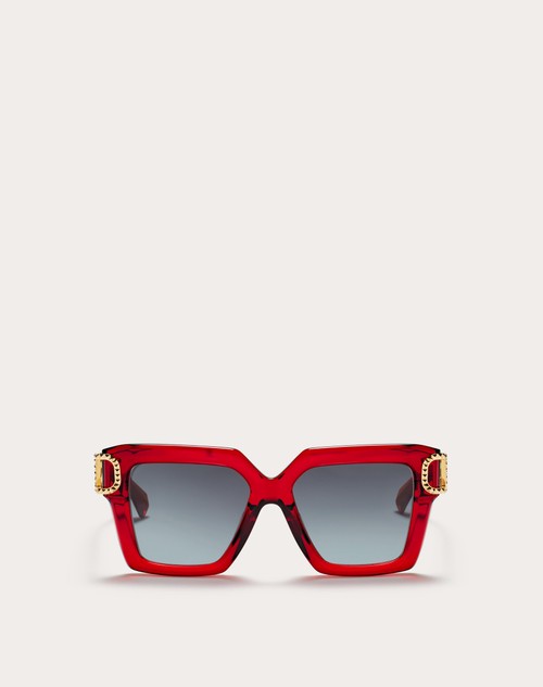 Red Valentino V-UNO OCCHIALE OVERSIZE A FARFALLA IN ACETATO