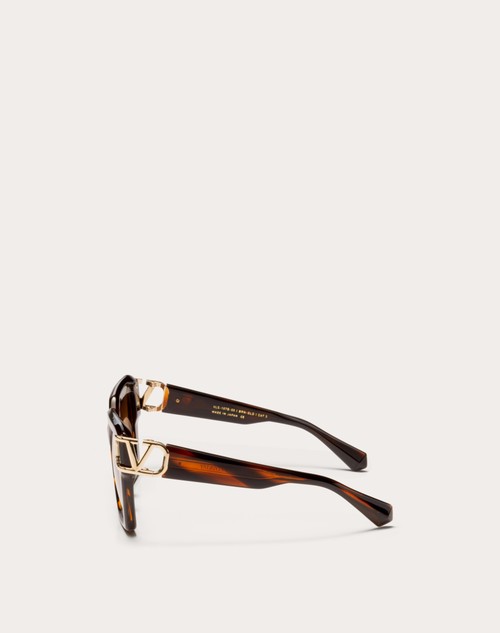 Red Valentino I - OCCHIALE DA SOLE SQUADRATO IN ACETATO CON VLOGO Offerte stagionali
