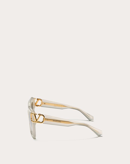 Red Valentino I - OCCHIALE DA SOLE SQUADRATO IN ACETATO CON VLOGO Liquidazione