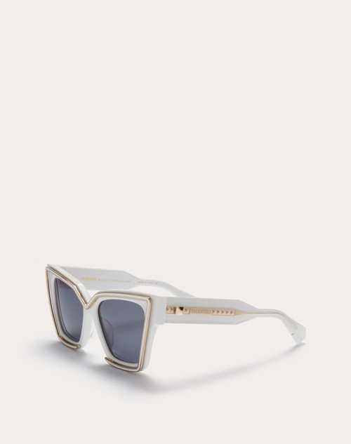 Red Valentino V - GRACE OCCHIALE CAT-EYE OVERSIZE IN ACETATO CON DETTAGLI IN TITANIO Offerte giornaliere