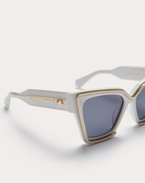 Red Valentino V - GRACE OCCHIALE CAT-EYE OVERSIZE IN ACETATO CON DETTAGLI IN TITANIO Offerte giornaliere