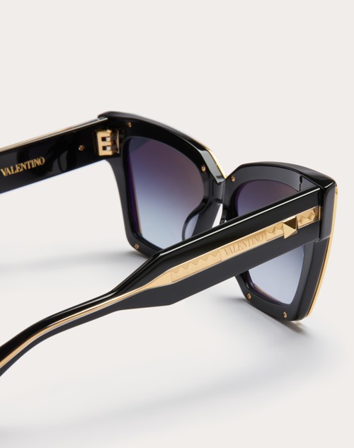 Red Valentino V - GRACE OCCHIALE CAT-EYE OVERSIZE IN ACETATO CON DETTAGLI IN TITANIO Offerte speciali