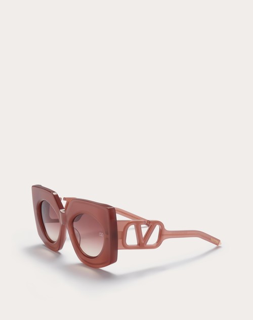 Red Valentino V - SOUL OCCHIALE A FARFALLA SQUADRATO OVERSIZE IN ACETATO Sconti VIP