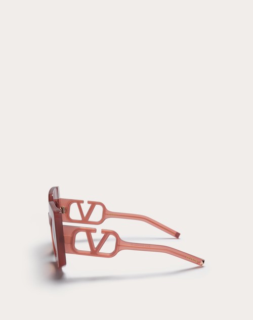 Red Valentino V - SOUL OCCHIALE A FARFALLA SQUADRATO OVERSIZE IN ACETATO Sconti VIP