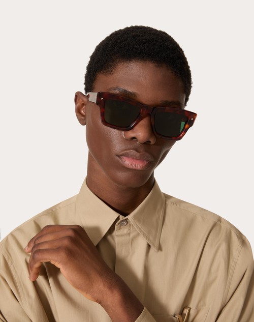 Red Valentino XXII - OCCHIALE SQUADRATO IN ACETATO Offerta settimanale