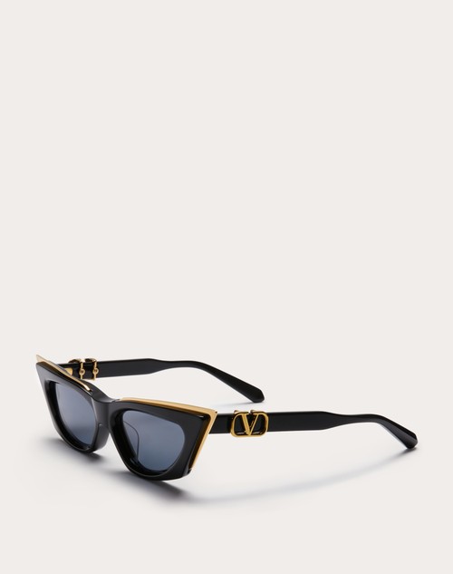 Red Valentino V - GOLDCUT I OCCHIALE IN ROBUSTO ACETATO SCOLPITO CON INSERTI IN TITANIO Rilascio limitato