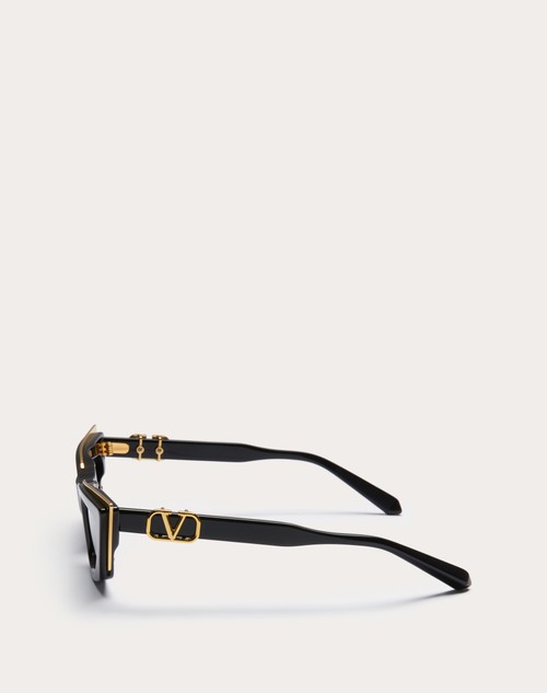 Red Valentino V - GOLDCUT I OCCHIALE IN ROBUSTO ACETATO SCOLPITO CON INSERTI IN TITANIO Rilascio limitato