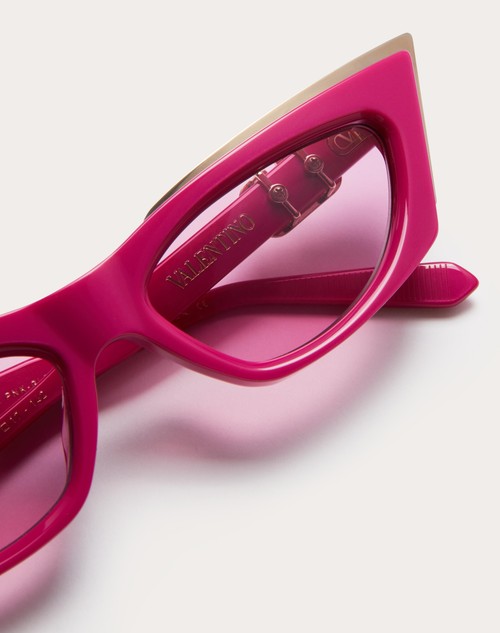 Red Valentino V - GOLDCUT I OCCHIALE IN ROBUSTO ACETATO SCOLPITO CON INSERTI IN TITANIO Ultimi tre giorni
