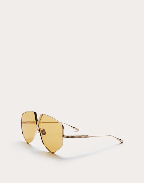 Red Valentino V - HEXAGON OCCHIALE PILOT OVERSIZE IN TITANIO Only for today