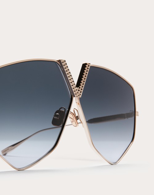 Red Valentino V - HEXAGON OCCHIALE PILOT OVERSIZE IN TITANIO Offerta speciale della fabbrica