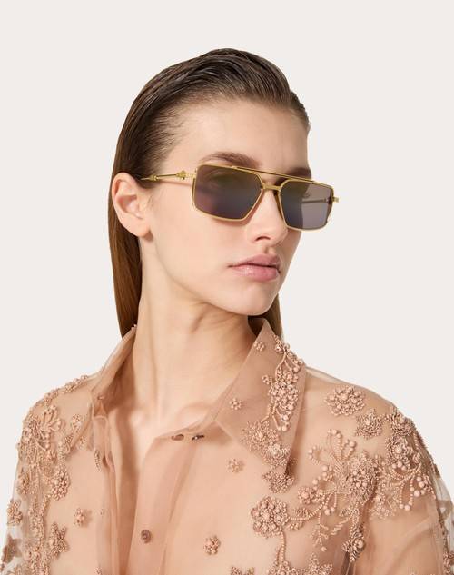 Red Valentino VI - OCCHIALE RETTANGOLARE IN METALLO Discount Store per i nuovi prodotti