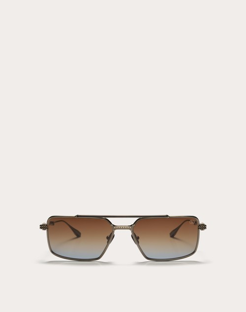 Red Valentino VI - OCCHIALE RETTANGOLARE IN METALLO Super sconto