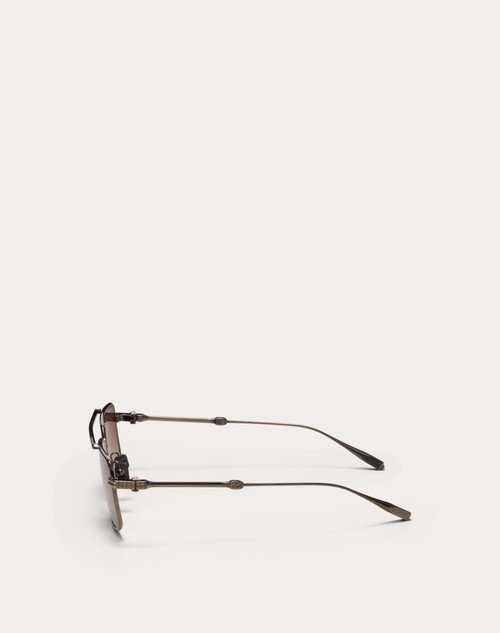 Red Valentino VI - OCCHIALE RETTANGOLARE IN METALLO Super sconto