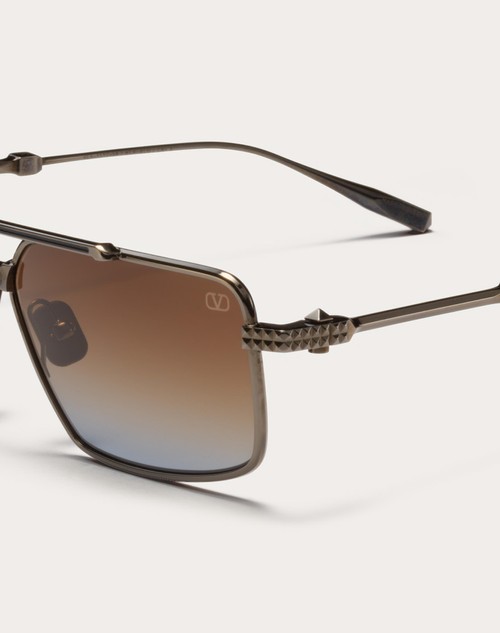Red Valentino VI - OCCHIALE RETTANGOLARE IN METALLO Super sconto