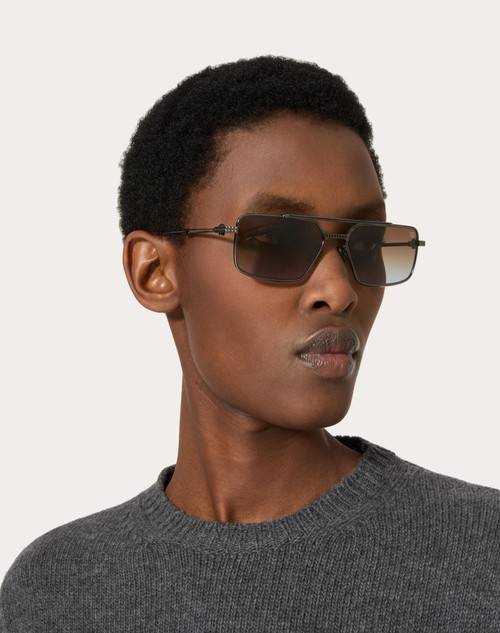 Red Valentino VI - OCCHIALE RETTANGOLARE IN METALLO Super sconto