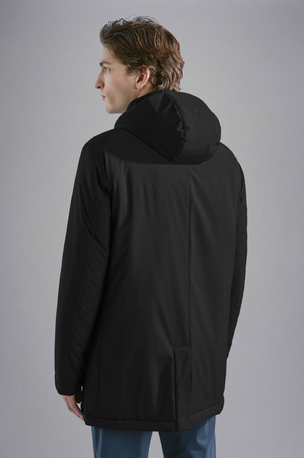 ﻿Paul & Shark Car Coat in Typhoon Platinum Paul & Shark Consegna Veloce