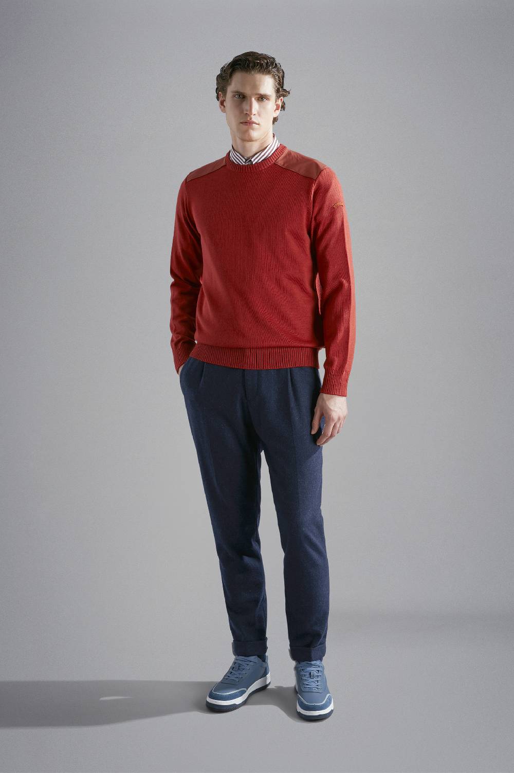 Paul & Shark Camicia in popeline di cotone Paul & Shark Fino Al -60%