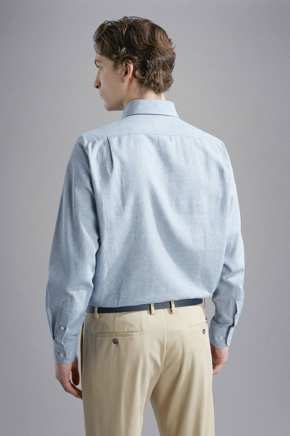 Paul & Shark Camicia in cotone, lino e cashmere Paul & Shark Offerta