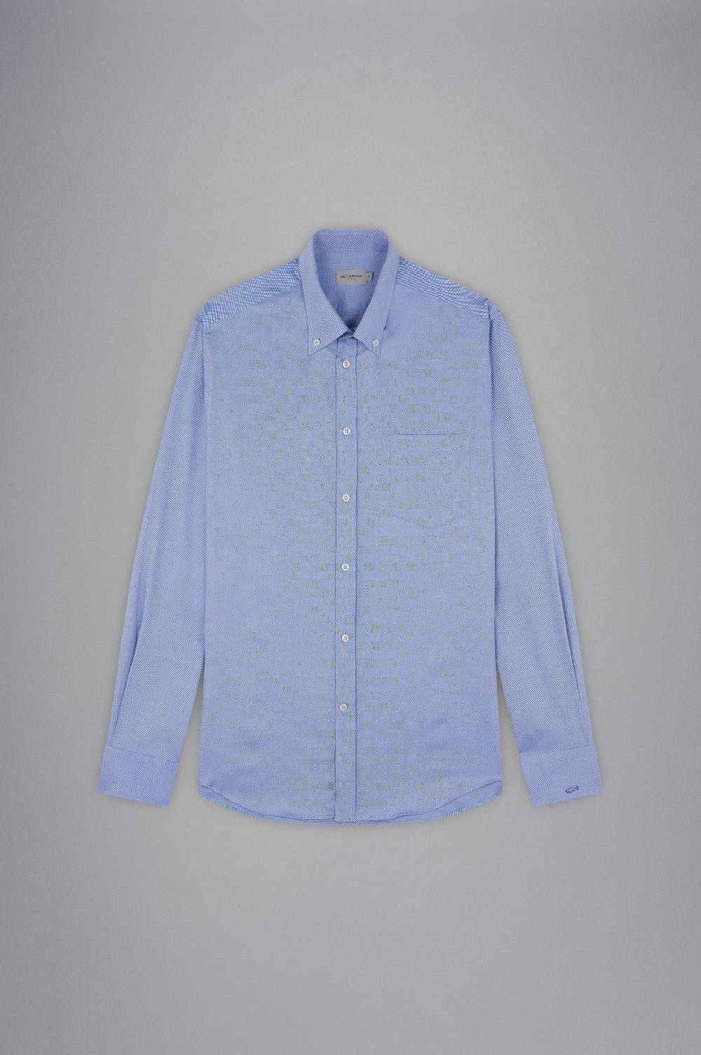 Paul & Shark Camicia in cotone con micro pattern Paul & Shark Economico