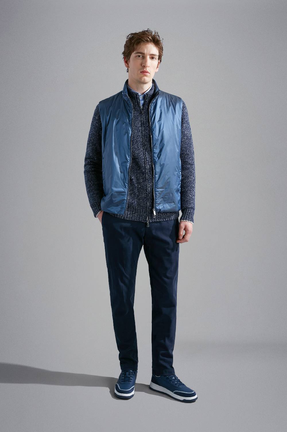 Paul & Shark Camicia in cotone con micro pattern Paul & Shark Economico