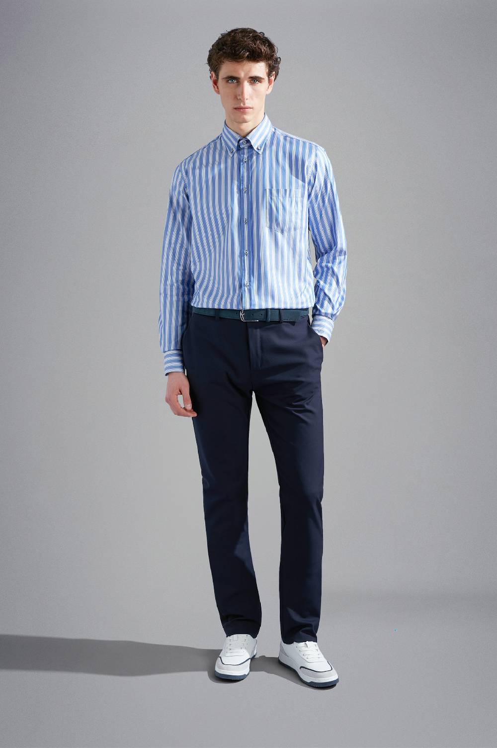 Paul & Shark Camicia in raso di cotone Paul & Shark Hotsell