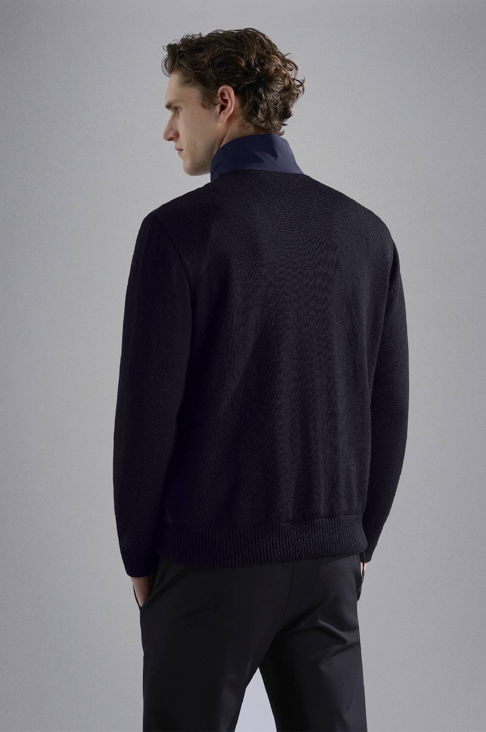Paul & Shark Maglia Hybrid in lana e Typhoon® Paul & Shark Vendita Economica