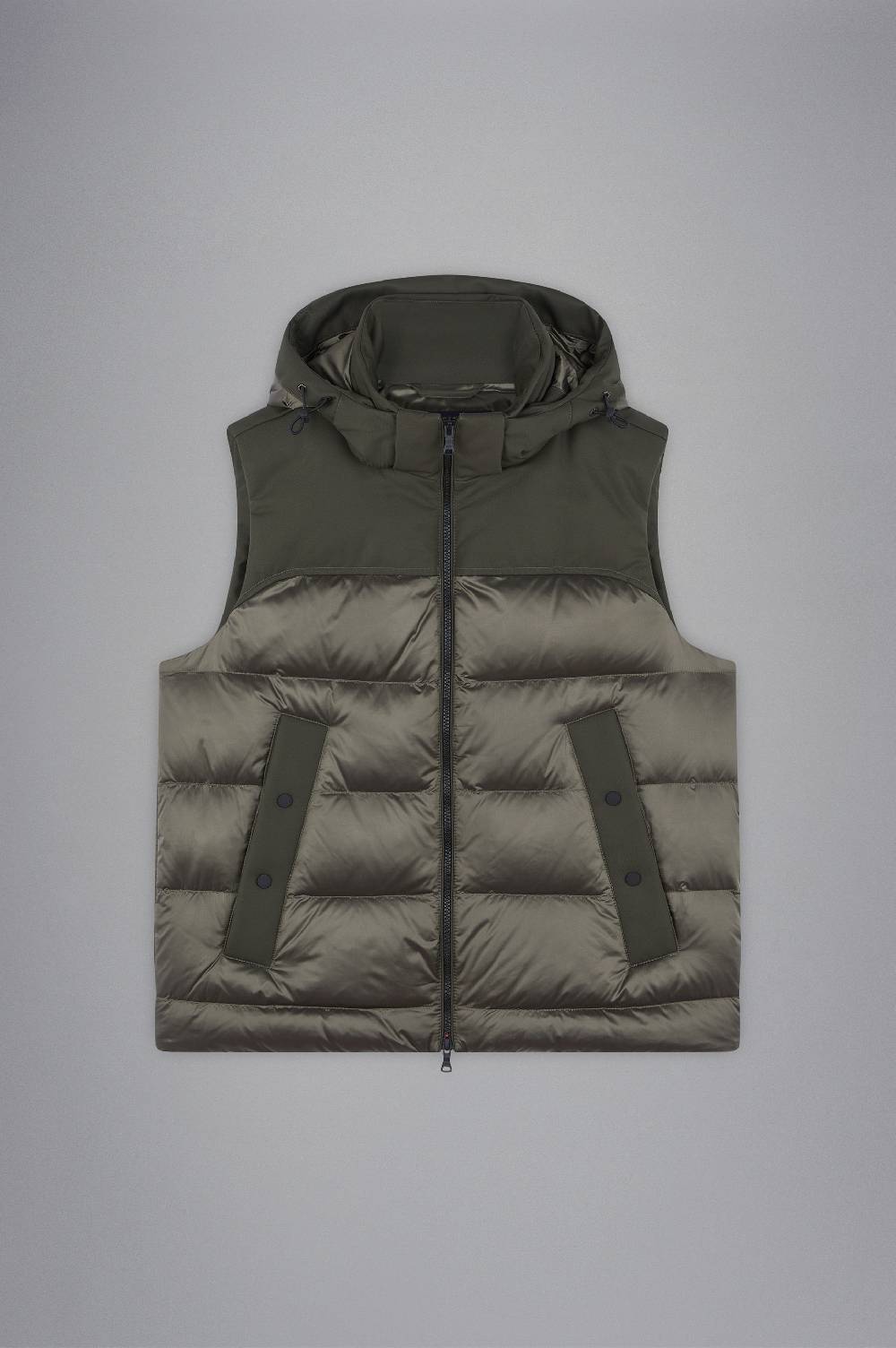 Paul & Shark Gilet Hybrid in nylon cangiante e tessuto tecnico Paul & Shark Negozio