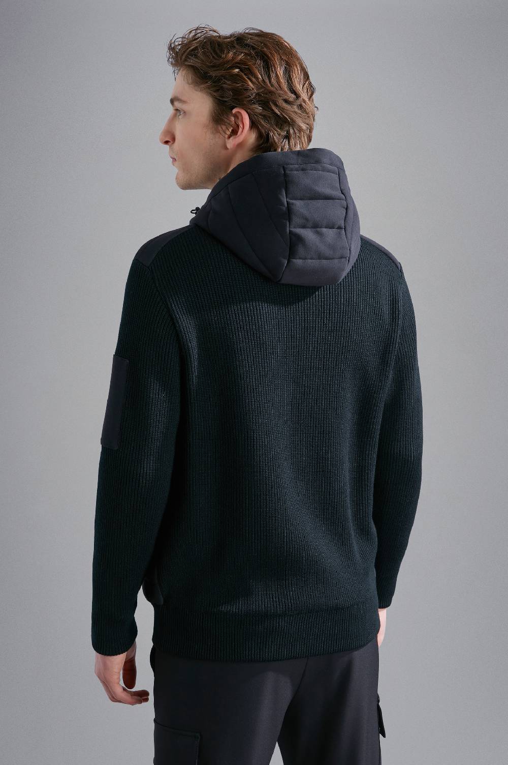 Paul & Shark Maglia Hybrid in lana e cotone trapuntato Paul & Shark Nuovo