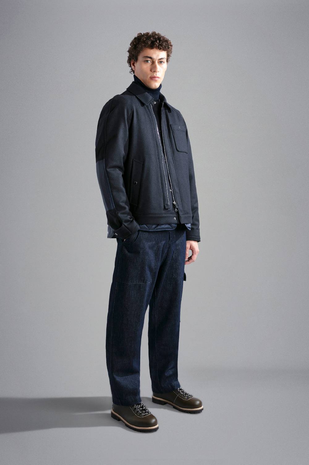 Paul & Shark Giubbotto in Re-Wool con fodera in nylon cangiante Paul & Shark Qualità