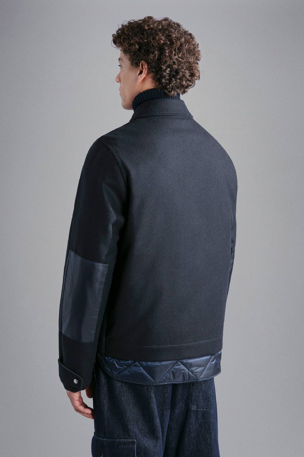 Paul & Shark Giubbotto in Re-Wool con fodera in nylon cangiante Paul & Shark Qualità