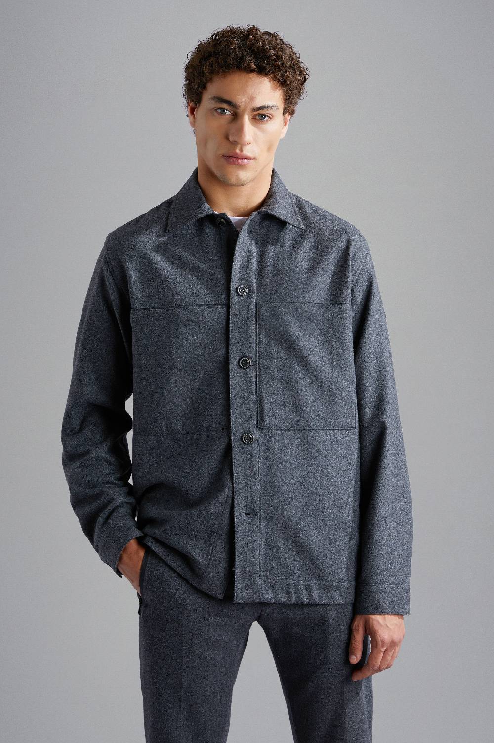 Paul & Shark Overshirt in lana tecnica Paul & Shark Soddisfazione Garantita