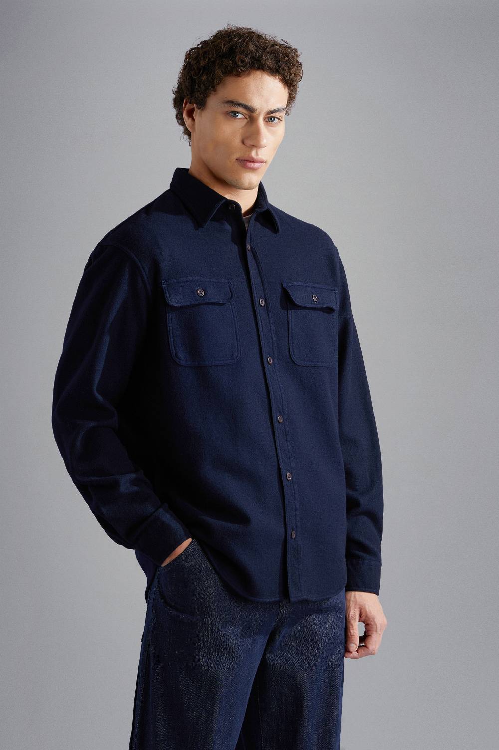 Paul & Shark Overshirt in lana Paul & Shark Qualità Garantita