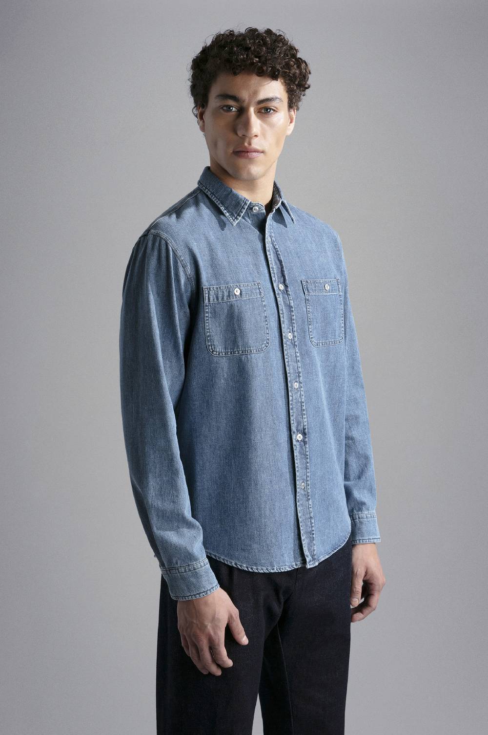 Paul & Shark Overshirt in Denim Paul & Shark Consegna Veloce