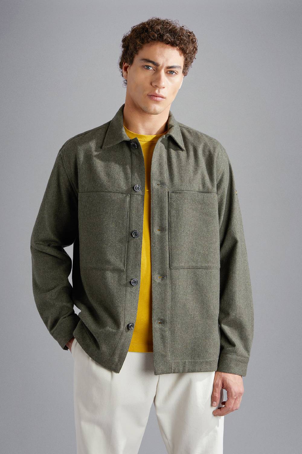 Paul & Shark Overshirt in lana tecnica Paul & Shark Promozione Limitata