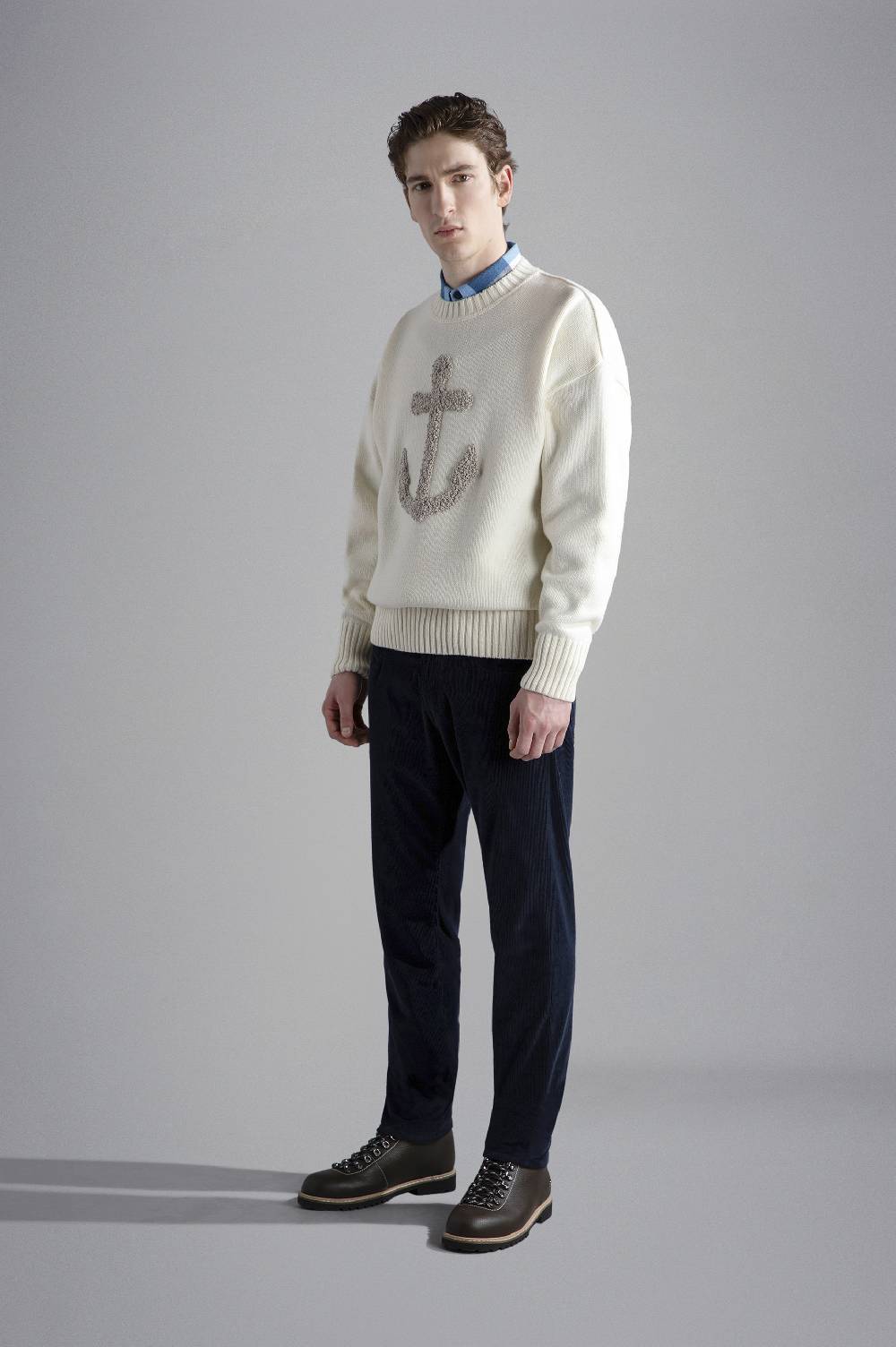 Paul & Shark Overshirt in flanella di cotone Paul & Shark Fino Al -60%