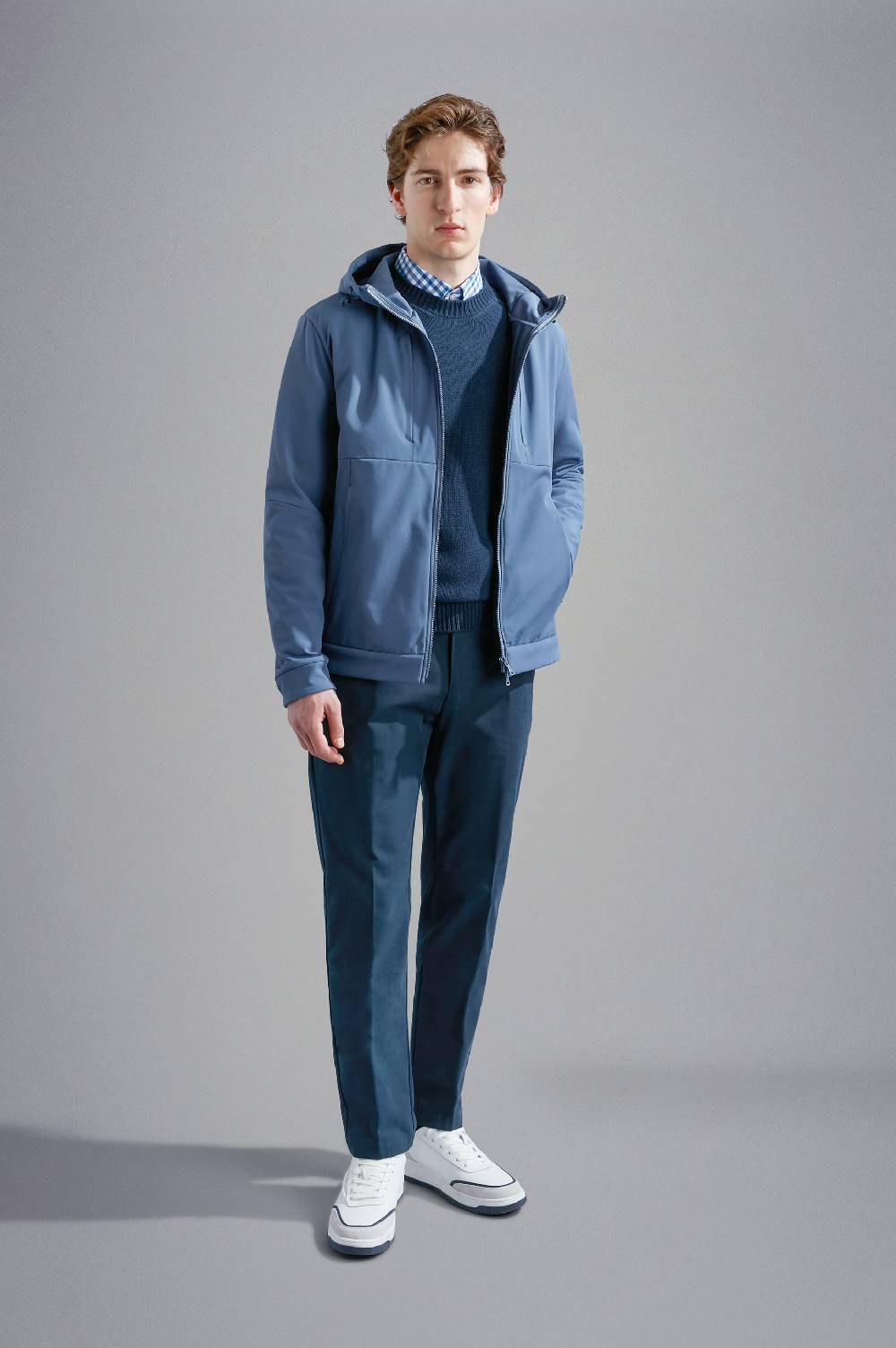 Paul & Shark Maglia in Re-Wool tinto capo Paul & Shark Prezzo Ridotto