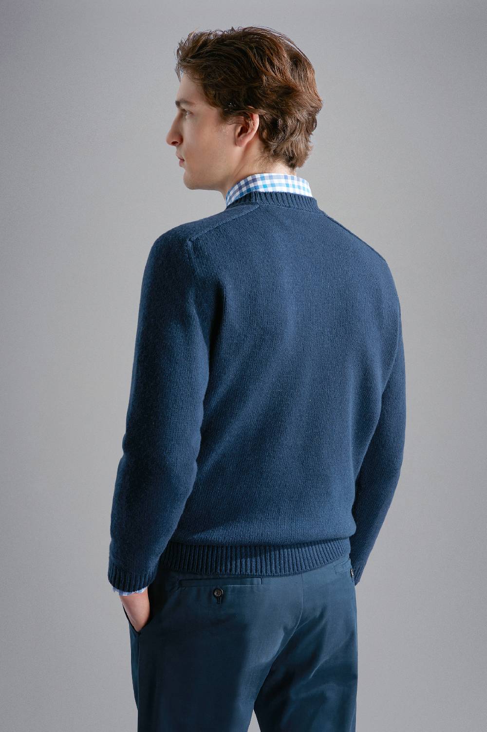 Paul & Shark Maglia in Re-Wool tinto capo Paul & Shark Prezzo Ridotto