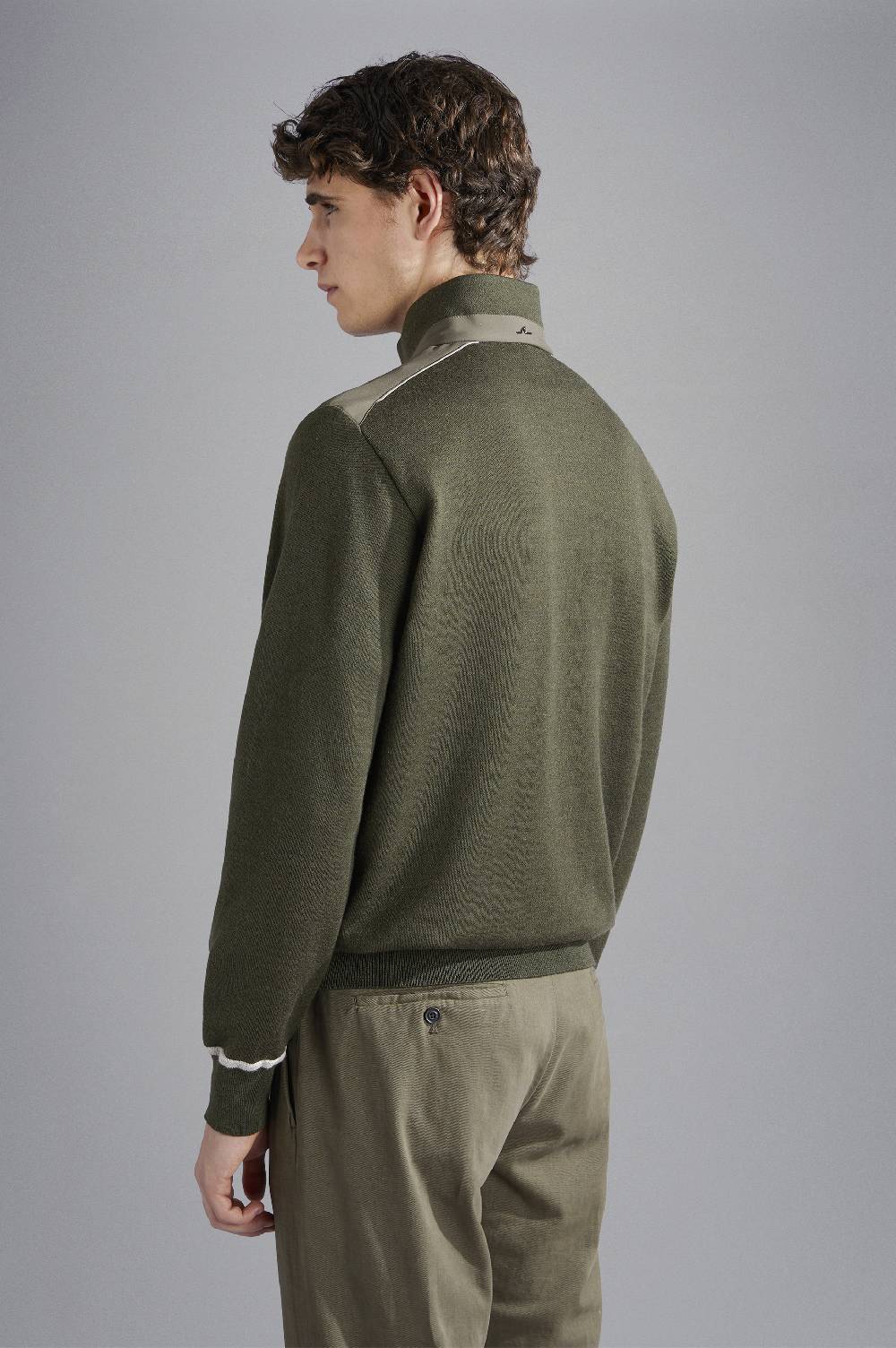 Paul & Shark Maglia in lana con dettagli in Typhoon Platinum Paul & Shark Offerta