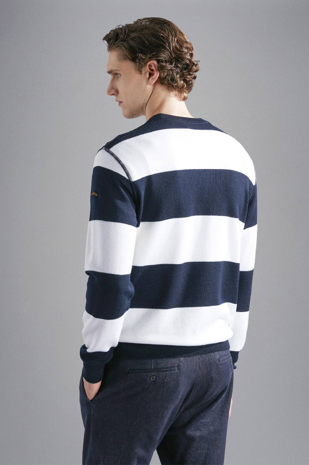 Paul & Shark Maglia in lana con motivo a righe Paul & Shark In Vendita