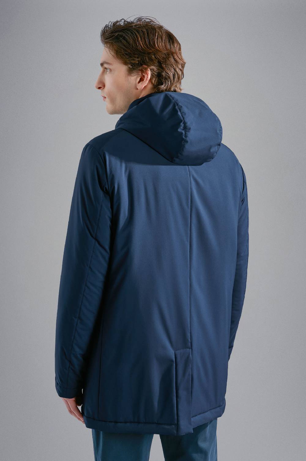 Paul & Shark Car Coat in Typhoon Platinum Paul & Shark Hotsell