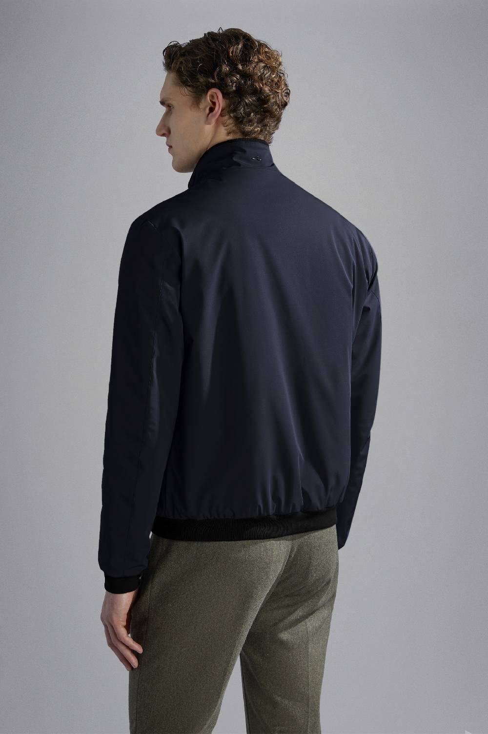 Paul & Shark Bomber in Typhoon Re-4X4 Stretch Paul & Shark Vendita Calda