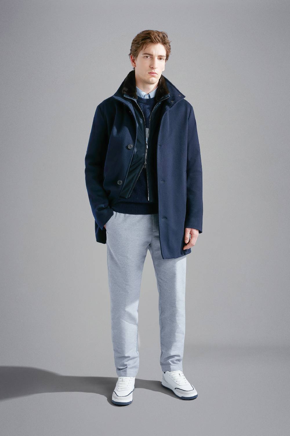 Paul & Shark Car coat in Cashmere Paul & Shark 2025