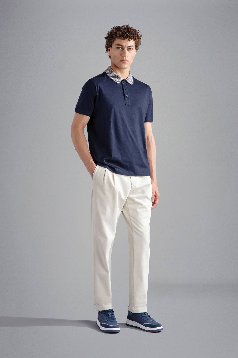 Paul & Shark Polo in cotone tencel Paul & Shark Fino Al -60%