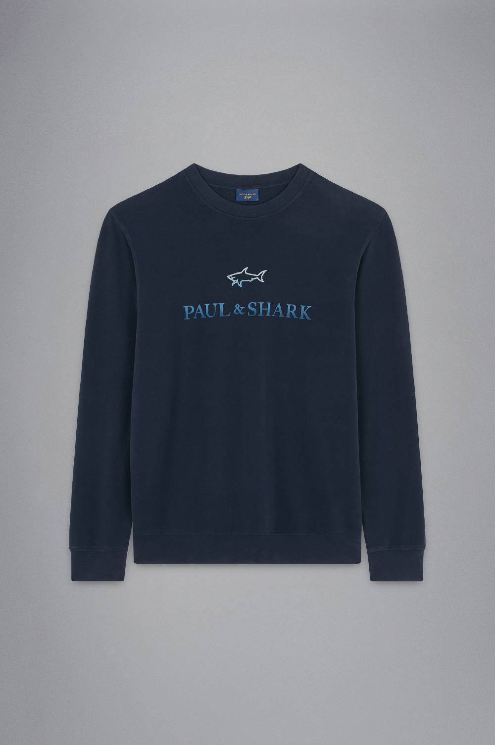 Paul & Shark Felpa in cotone con stampe Paul & Shark Prezzo Ridotto